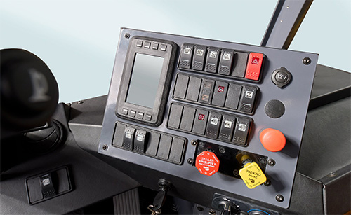 Bedienfeld in Terminal-Zugmaschine