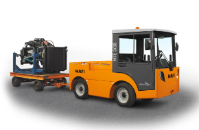 MAFI Elektro-Schlepper mit Anhänger
