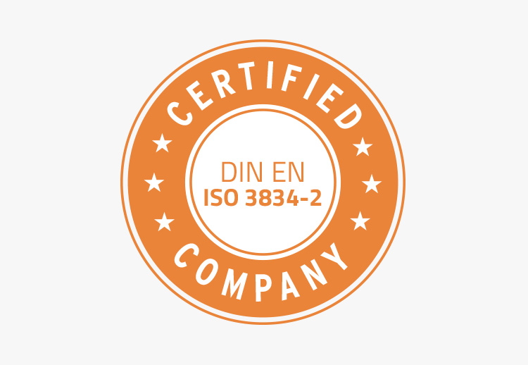 Zertifikat DIN EN ISO 3834-2