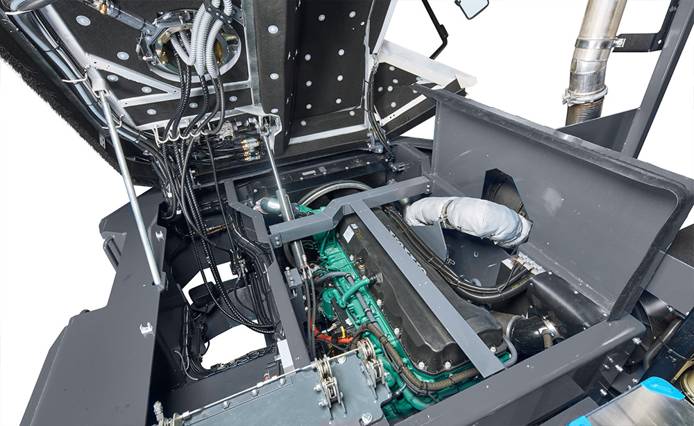 Blick in den Motorraum