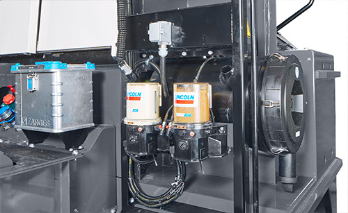 Zentralschmieranlage und Technikmodule