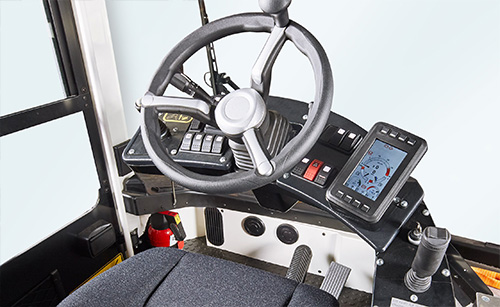 Cockpit mit Steuerdisplay